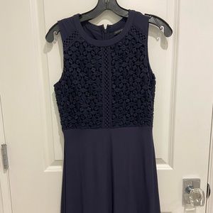 Navy Lace Party Dress
